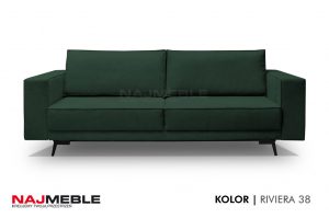 sofa loftowa zielona